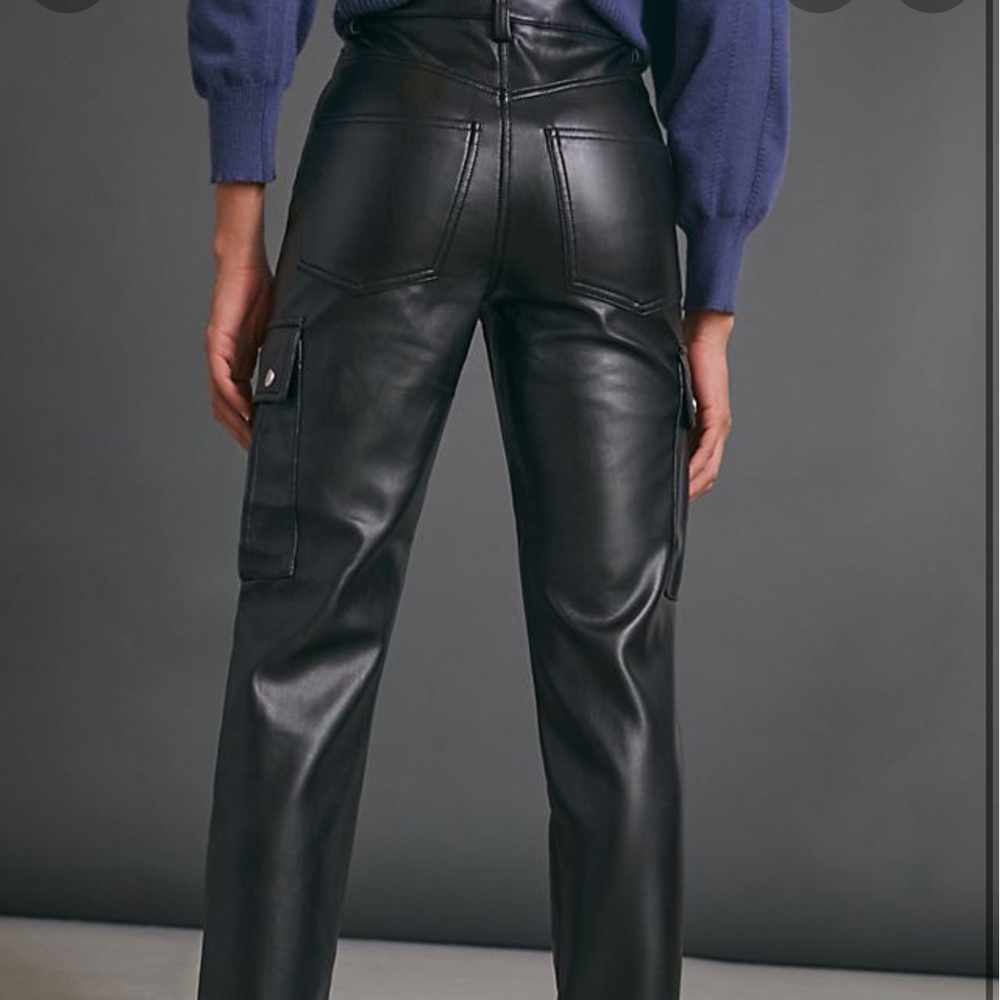 *Anthropologie Avec Les Filles Faux Leather Pants - Picture 4 of 5